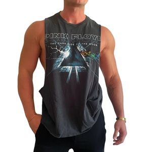 Retro Pink Floyd dark side of the Moon tank top